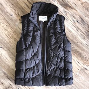Nine West quilted down vest